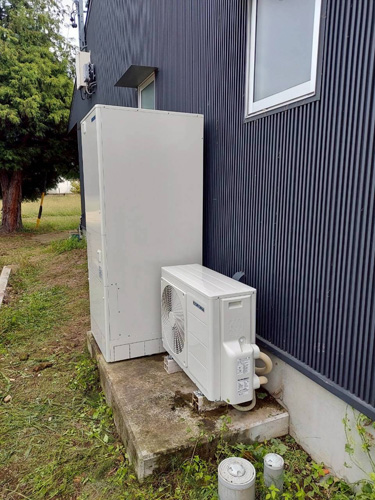 熊谷市妻沼 コロナ自然冷媒CO2家庭用ヒートポンプ給湯機ヒートポンプ